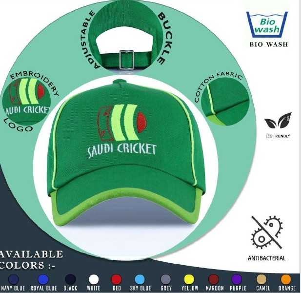 Cotton Fabric Cricket Caps